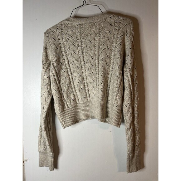 Jessica Simpson button up cardigan, brown size medium - Picture 2 of 3